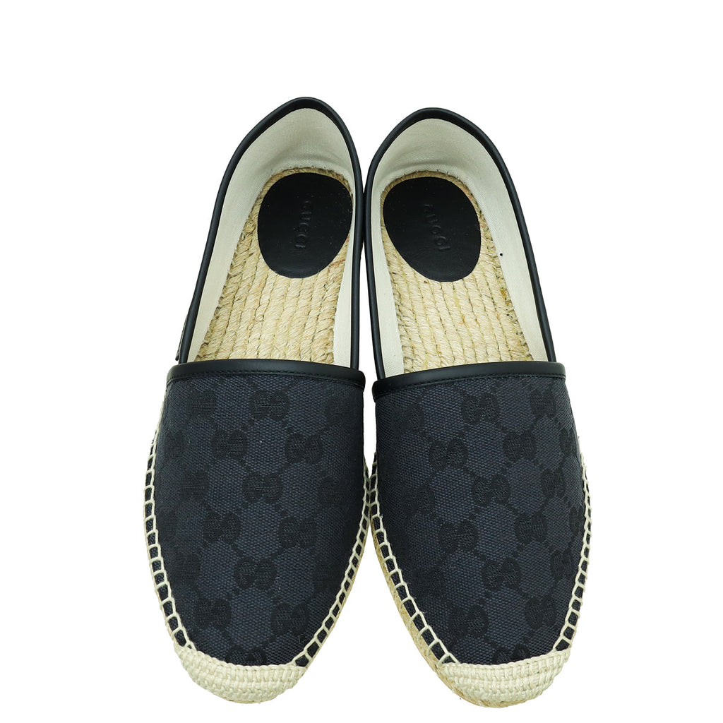 Gucci Black GG Espadrille 39