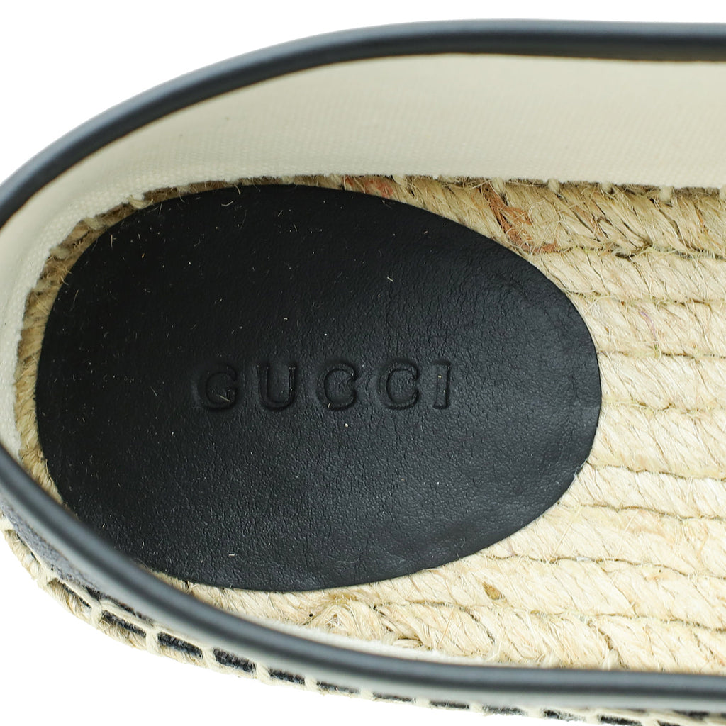 Gucci Black GG Espadrille 39