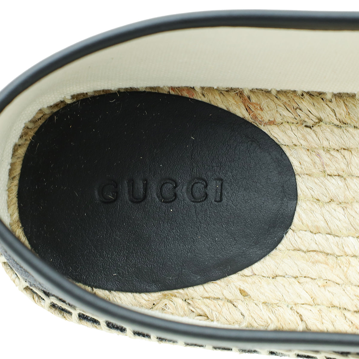 Gucci Black GG Espadrille 39