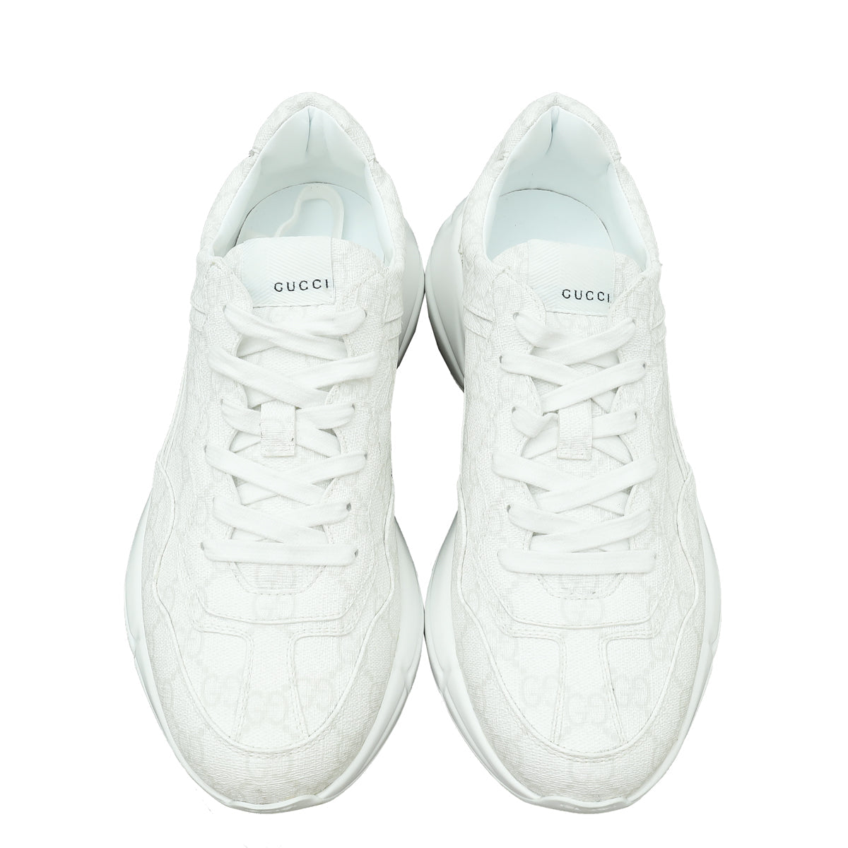 Gucci White GG Supreme Rhyton Sneaker 7