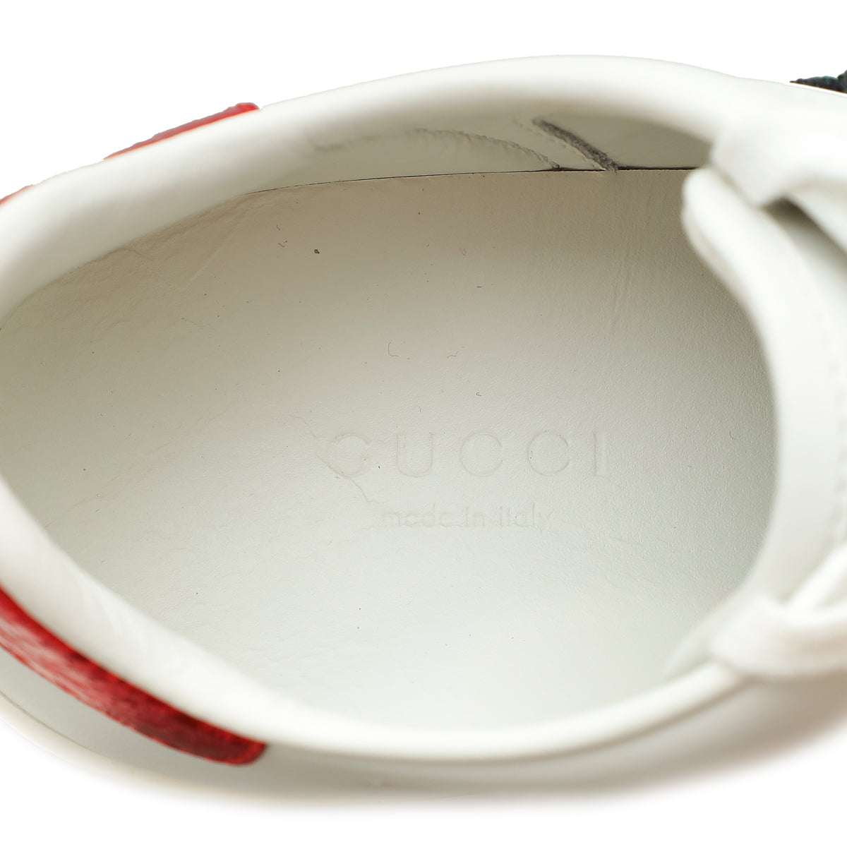 Gucci Tricolor Web Lips Sequins Embroidered Ace Sneakers 34.5
