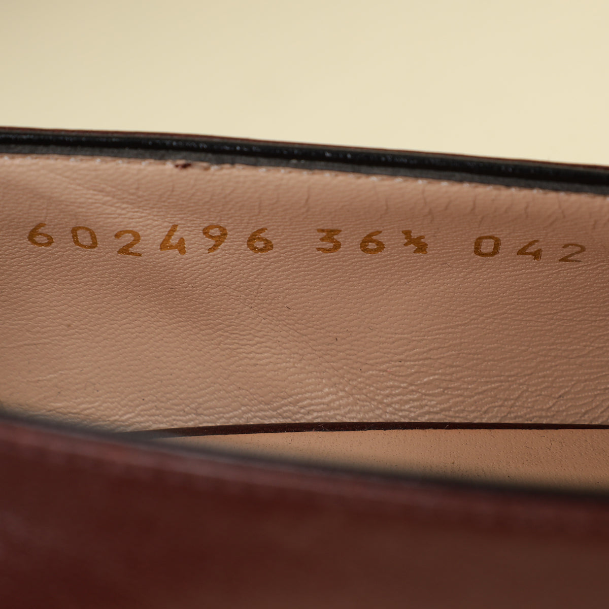Gucci Burgundy GG Marmont Loafers 36.5