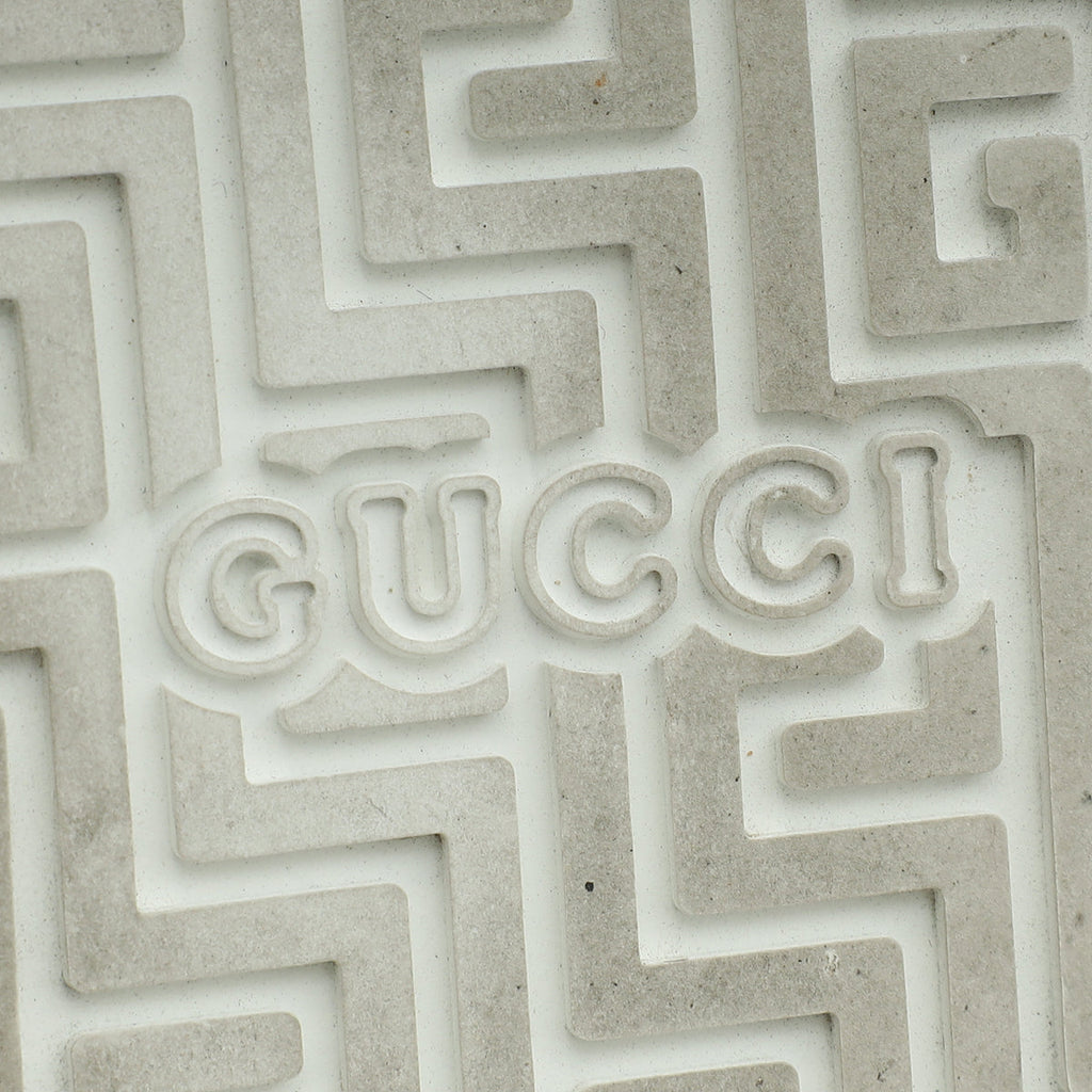 Gucci White Ace With Web Trainer Sneaker 36.5