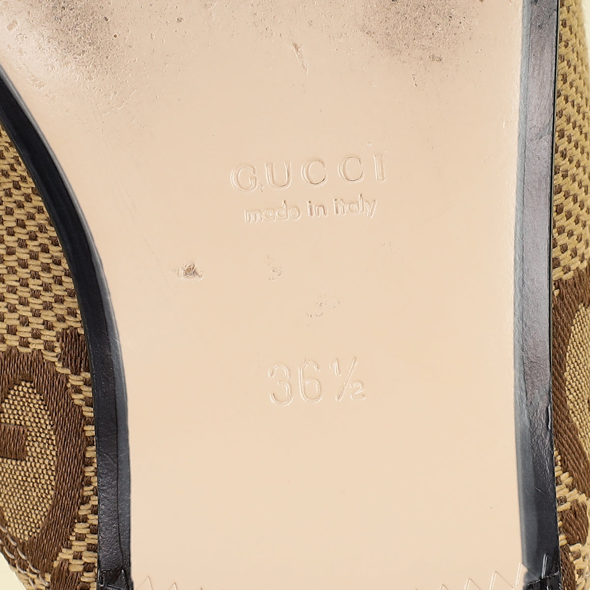 Gucci Ebony GG Princetown Mules 36.5