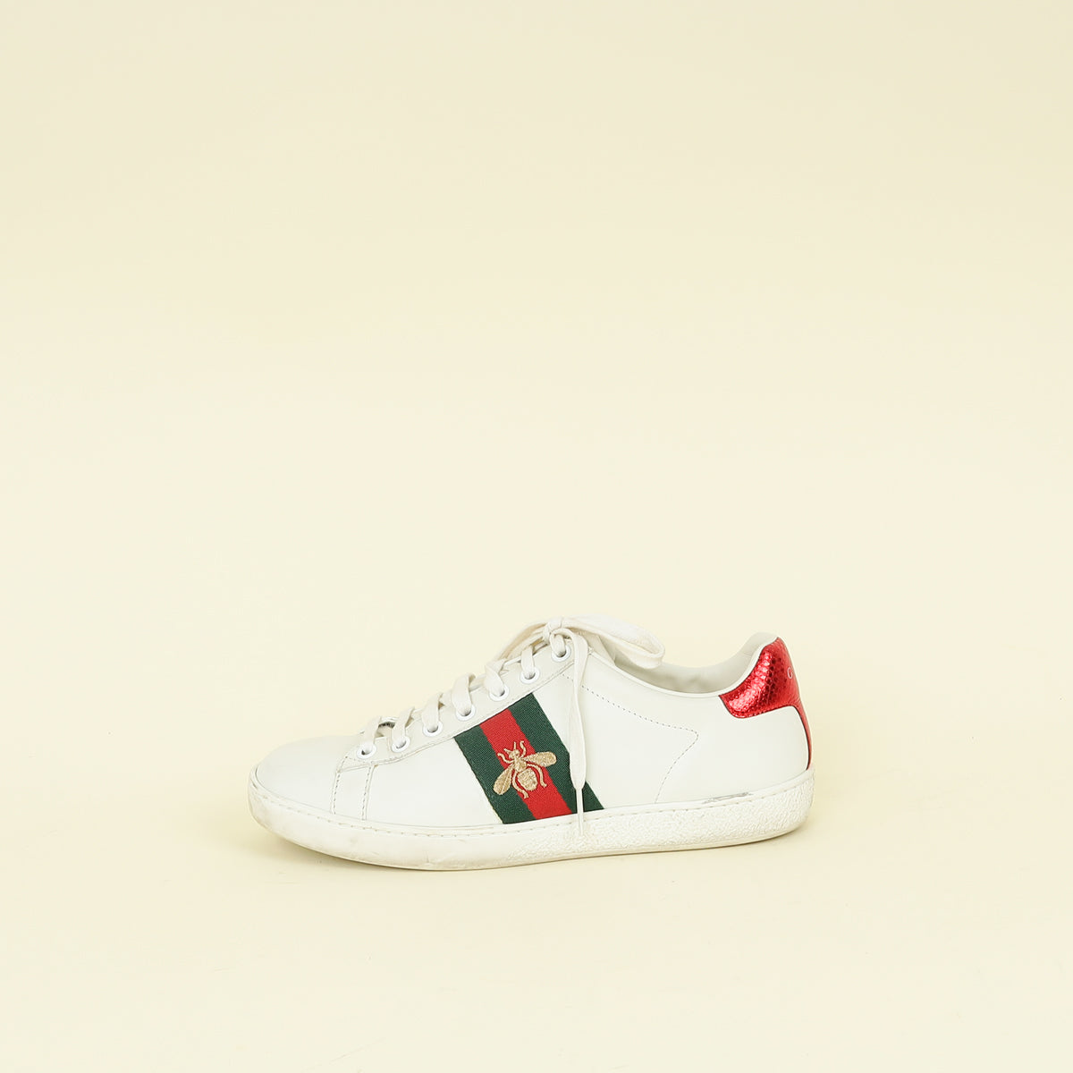 Gucci White Ace Bee Sneakers 36.5
