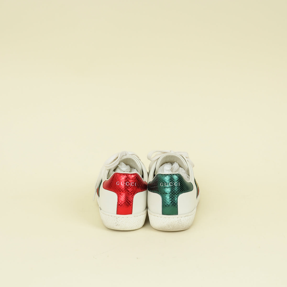 Gucci White Ace Bee Sneakers 36.5