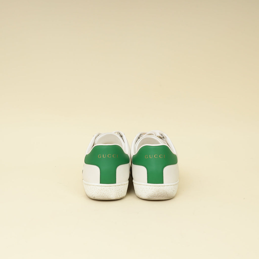 Gucci Bicolor Ace Cat Sneakers 36.5