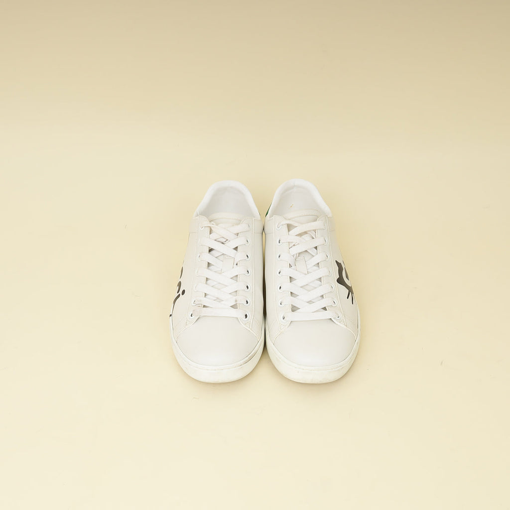 Gucci Bicolor Ace Cat Sneakers 36.5
