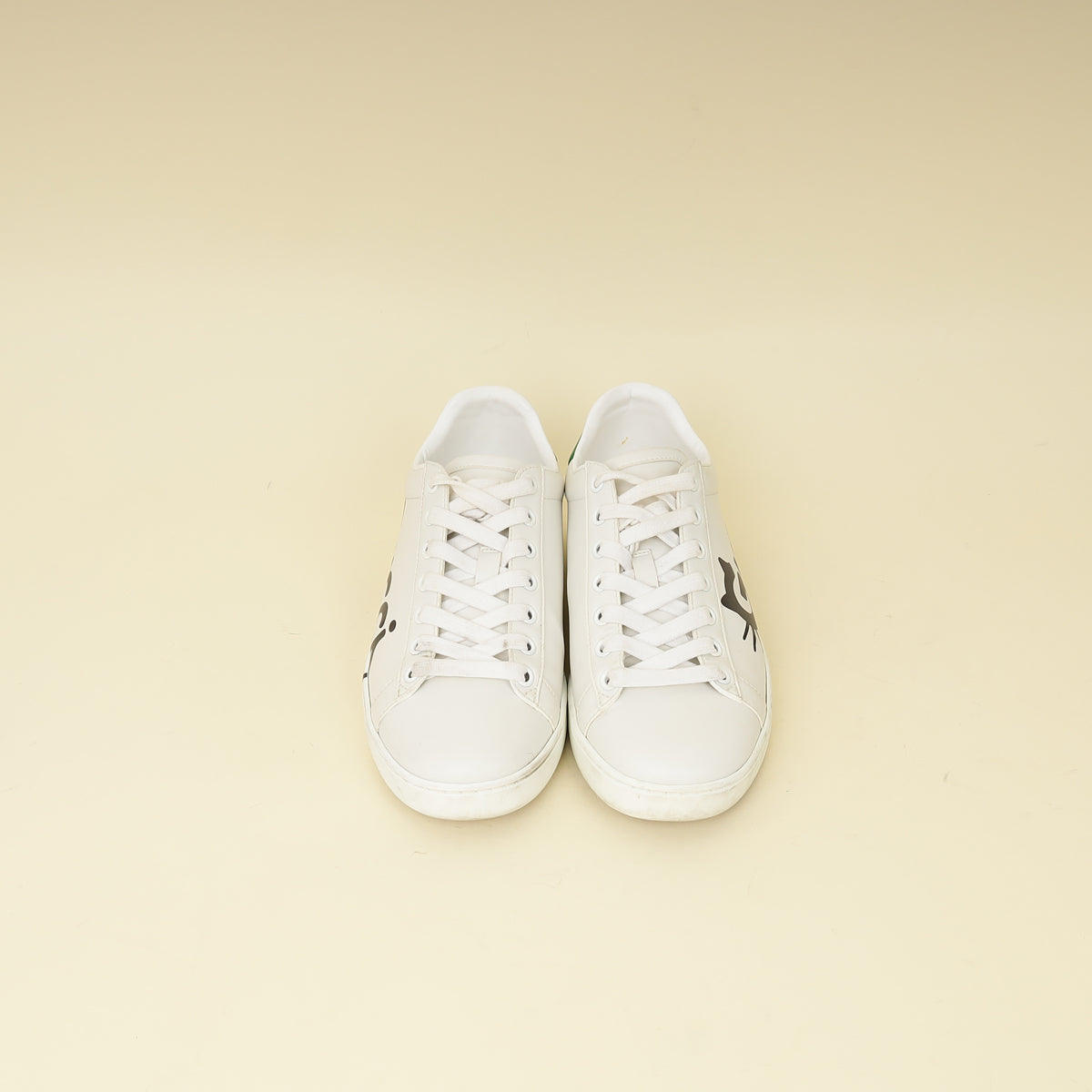 Gucci Bicolor Ace Cat Sneakers 36.5