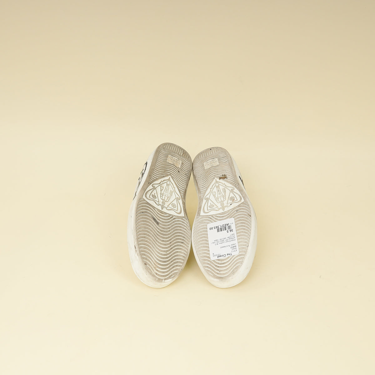 Gucci Bicolor Ace Cat Sneakers 36.5