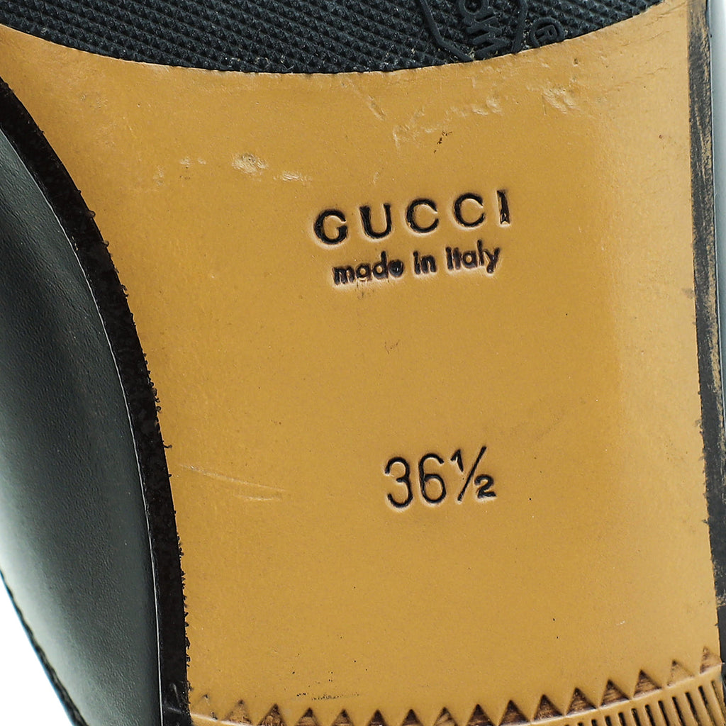 Gucci Black Princetown Mules 36.5