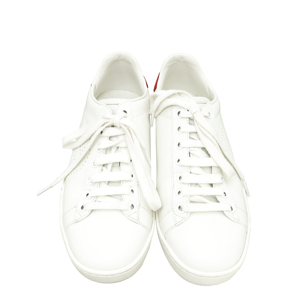 Gucci White Interlocking G Sneaker 36