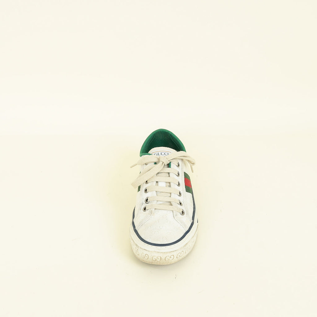 Gucci White Multicolor Tennis 1977 Sneakers