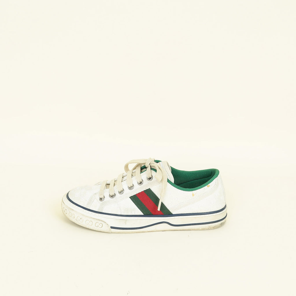 Gucci White Multicolor Tennis 1977 Sneakers