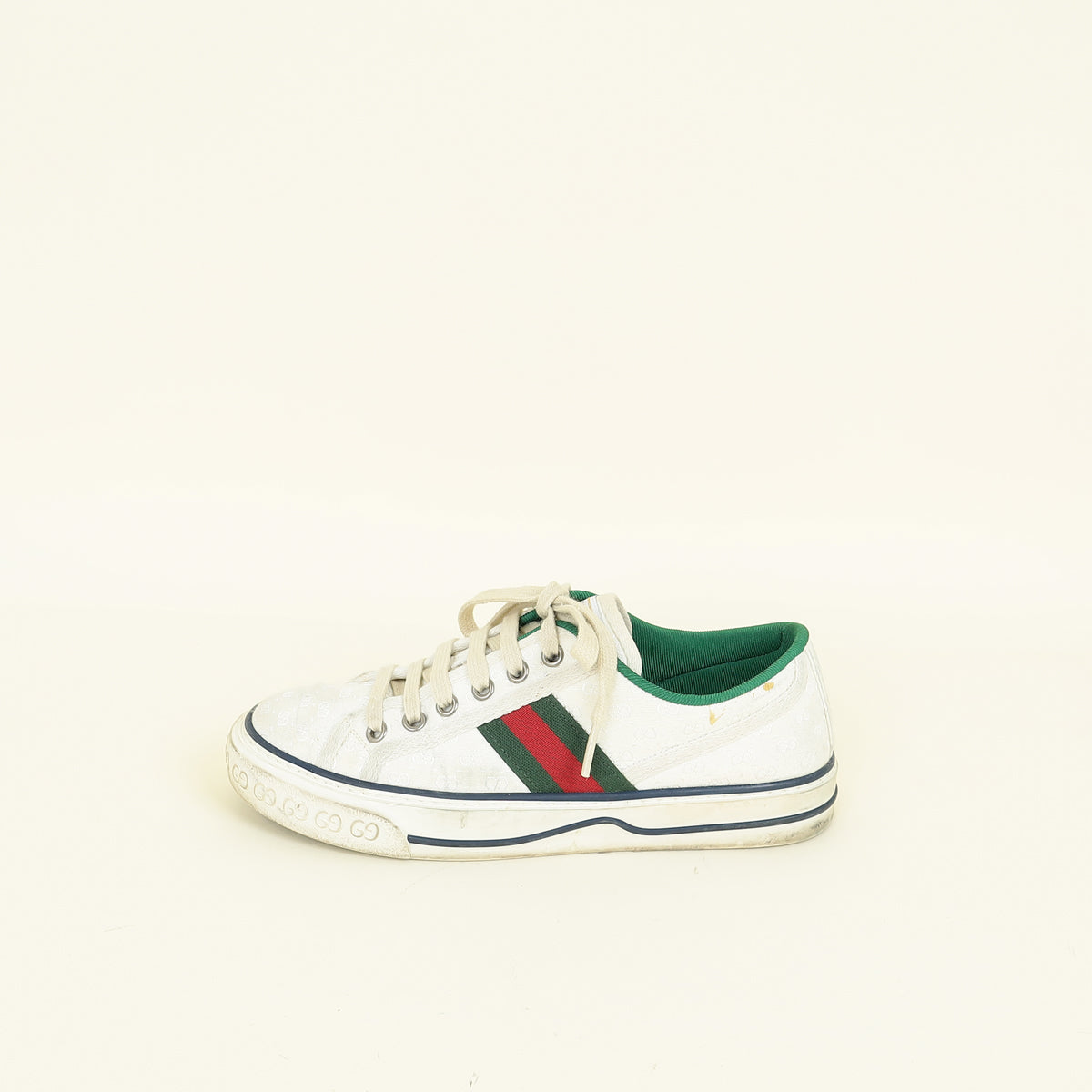 Gucci White Multicolor Tennis 1977 Sneakers