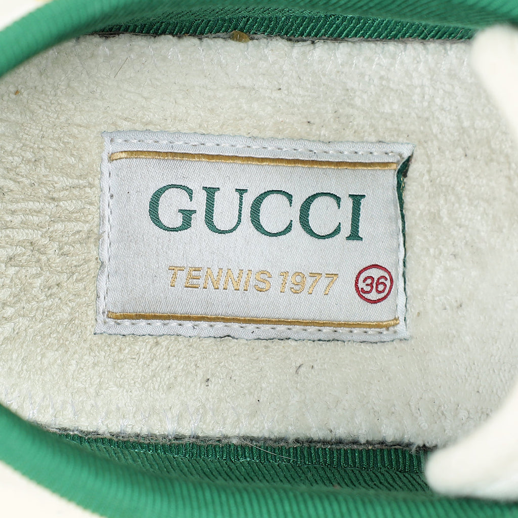 Gucci White Multicolor Tennis 1977 Sneakers