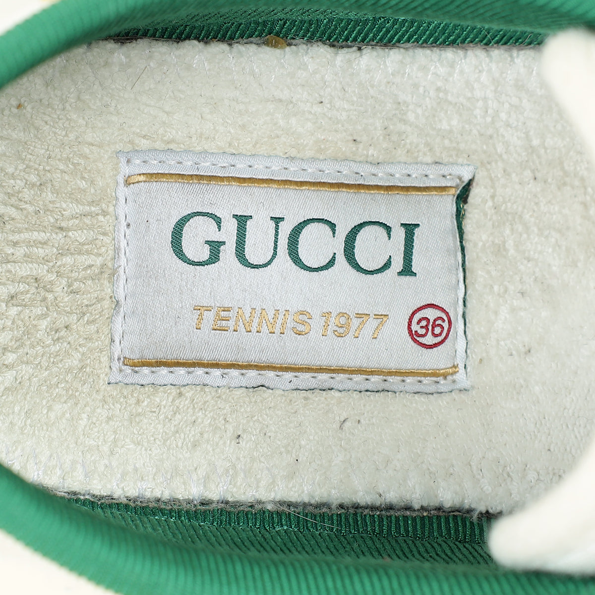 Gucci White Multicolor Tennis 1977 Sneakers