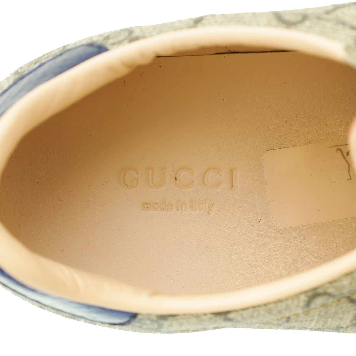 Gucci Multicolor GG Supreme Web Ace Sneakers 36