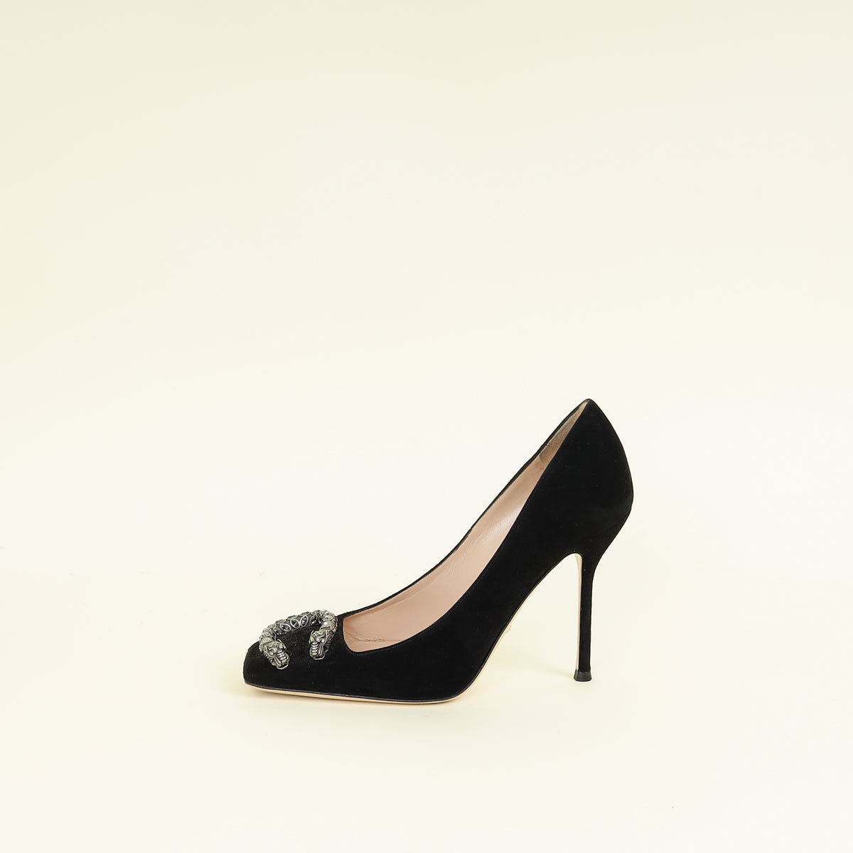 Gucci Black Dionysus Pumps 37