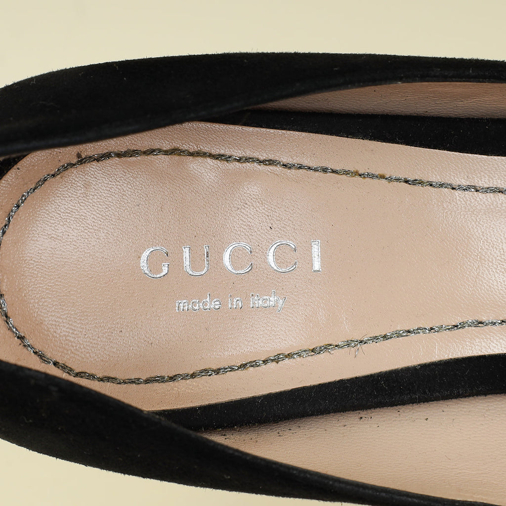 Gucci Black Dionysus Pumps 37
