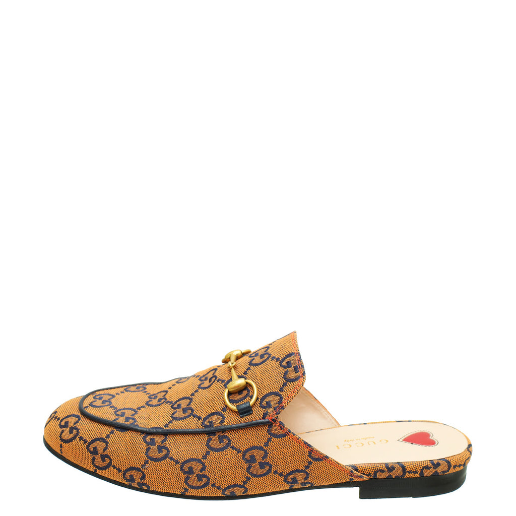 Gucci Bicolor GG Princetown Mules 37