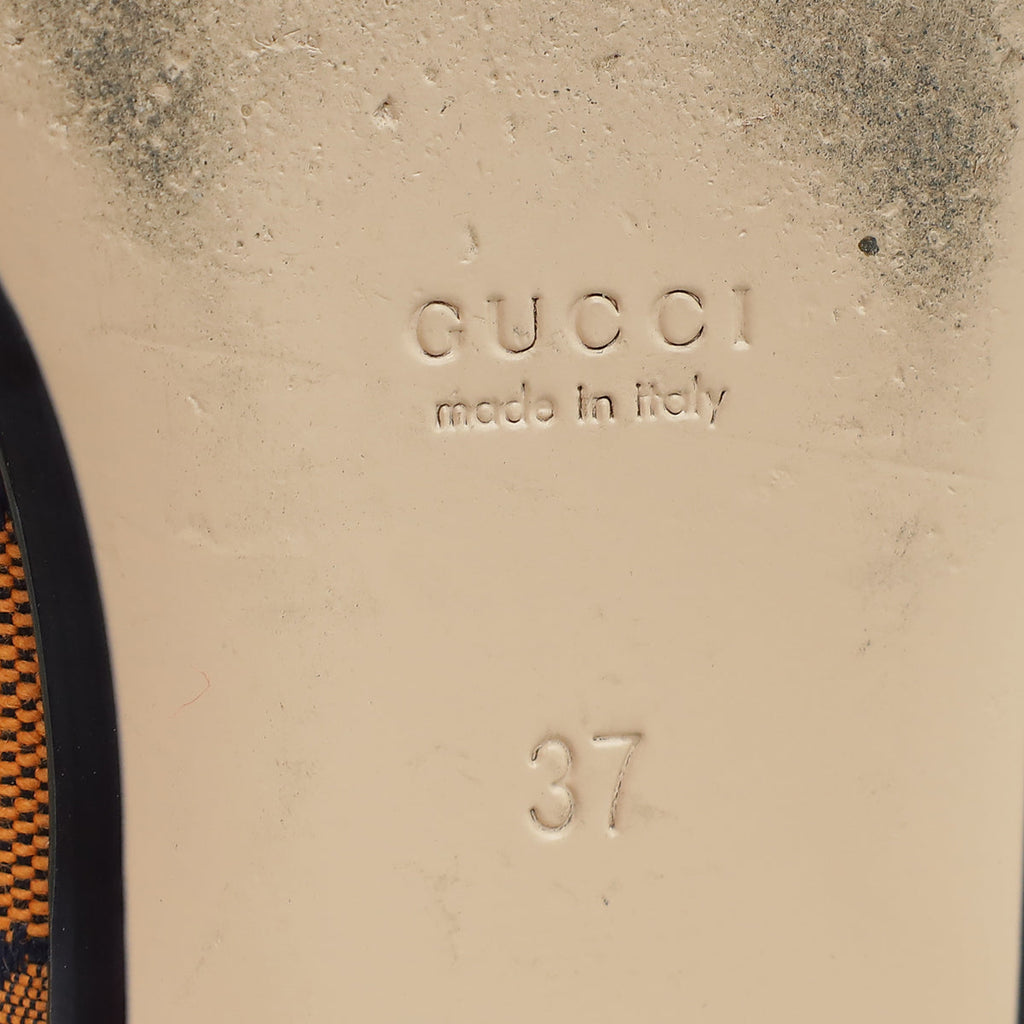 Gucci Bicolor GG Princetown Mules 37