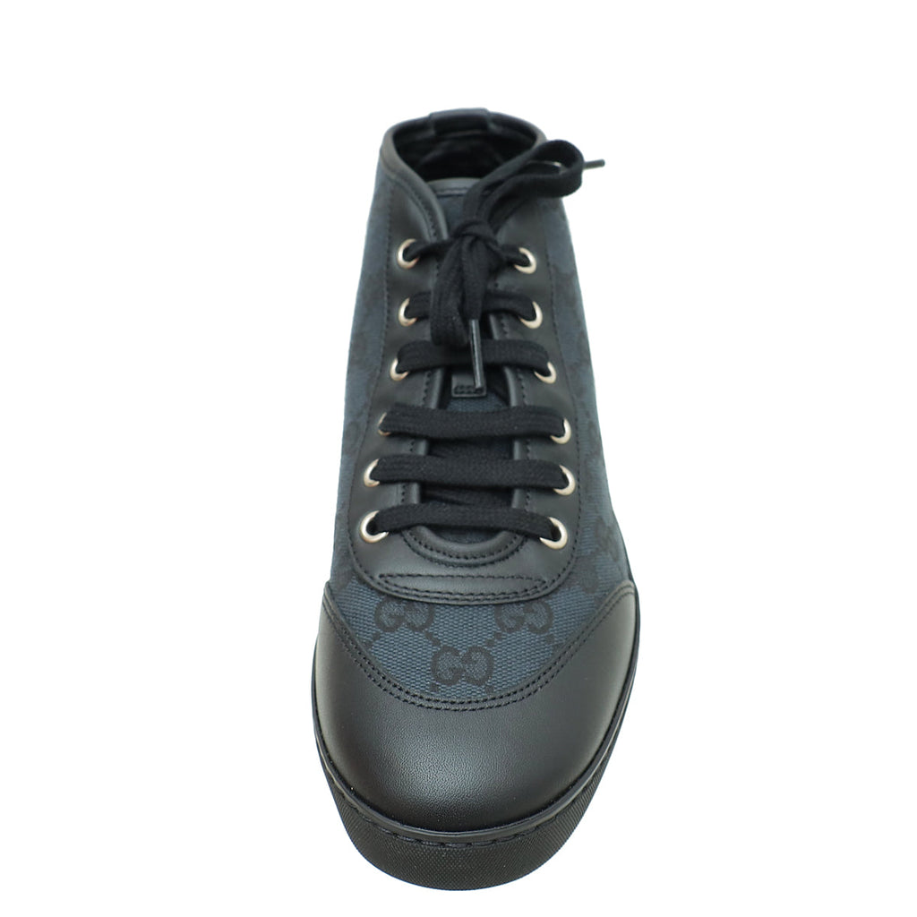 Gucci Black GG High Top Sneaker 37