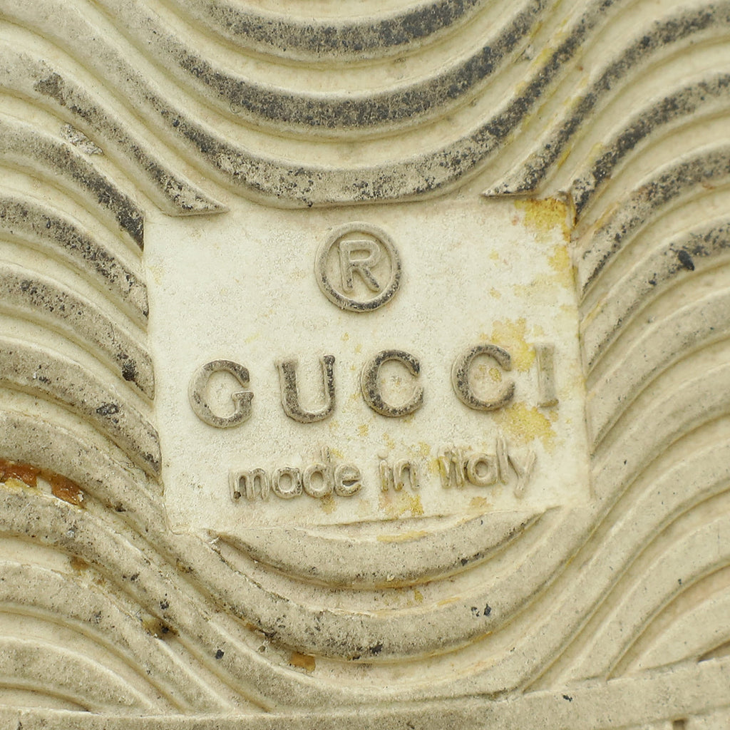 Gucci White Ace Pineapple x Ladybug Embroidered Sneakers 37