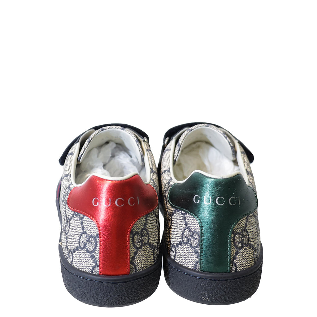 Gucci Multicolor Ace GG Supreme Teen Sneakers 37
