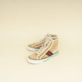Gucci Beige Suede Tennis 1977 High Top Sneakers 37