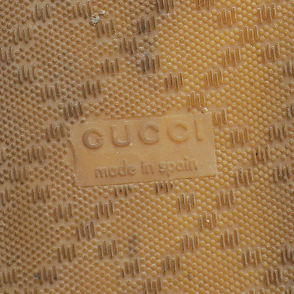 Gucci Black Microguccissima Espadrille 37