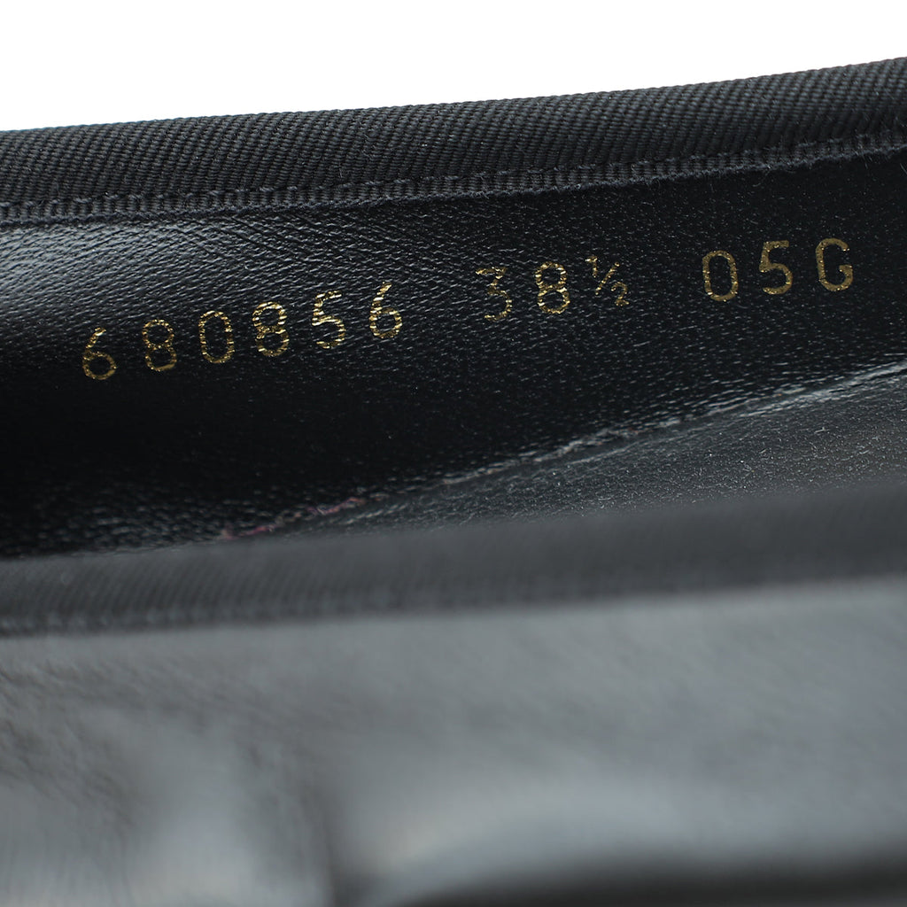 Gucci Bicolor GG Interlocking Flat Ballerina 38.5