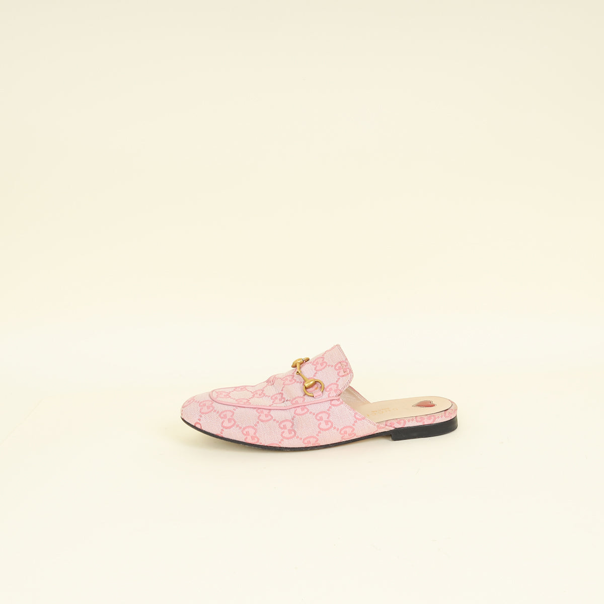 Gucci Pink GG Princetown Mules 38.5