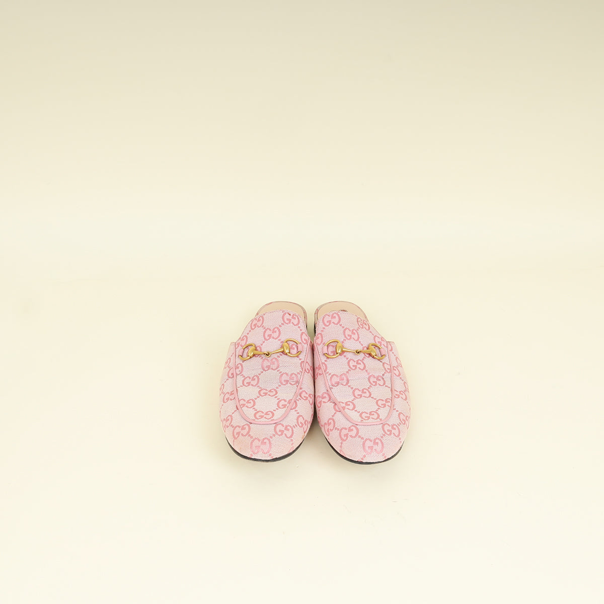 Gucci Pink GG Princetown Mules 38.5