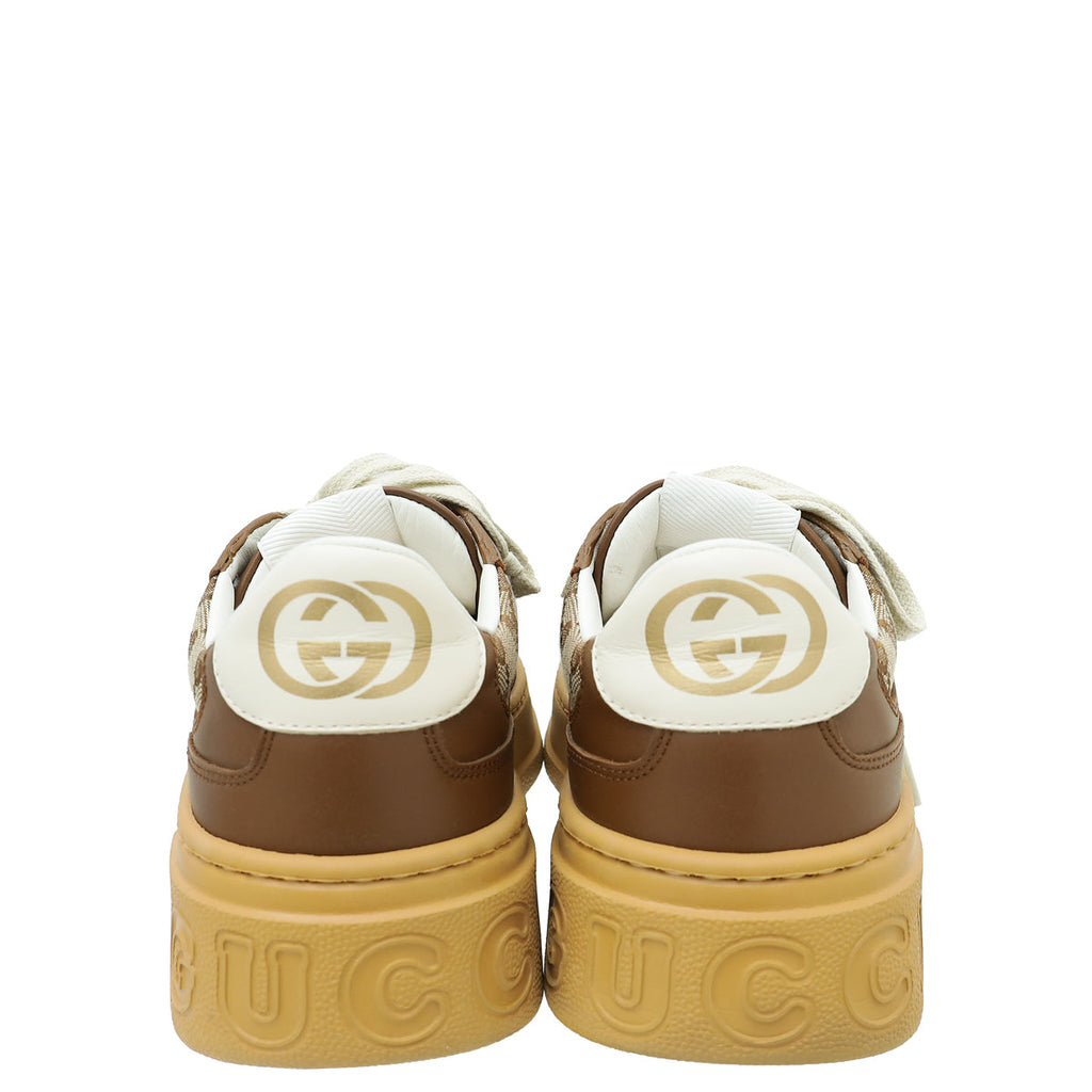 Gucci Tricolor GG Trainer Sneakers 38.5