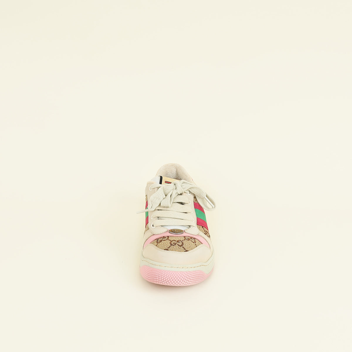 Gucci Multicolor GG Crystal Screener Sneaker 38