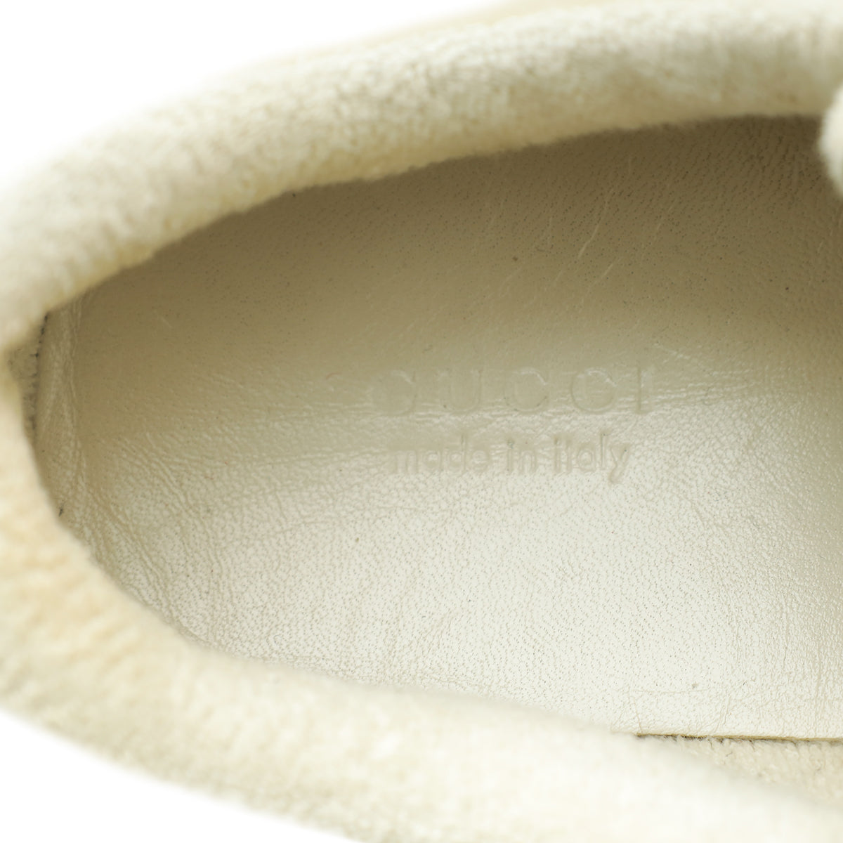Gucci Ivory Screener GG Trainer Sneaker 38