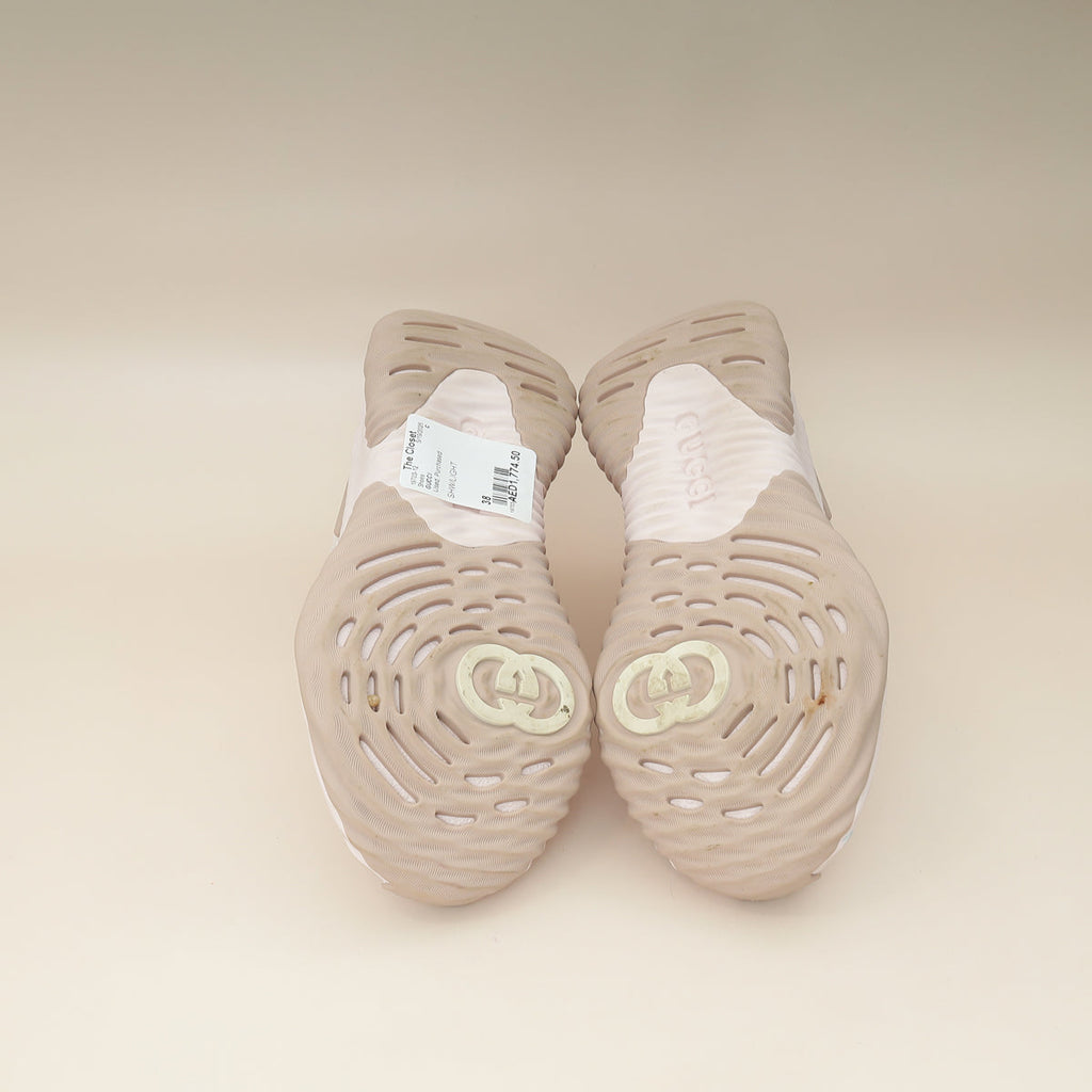 Gucci Light Pink Ripple Sneaker 38