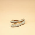 Gucci Bicolor GG Bamboo Tassel Bow Ballerina Flats 38