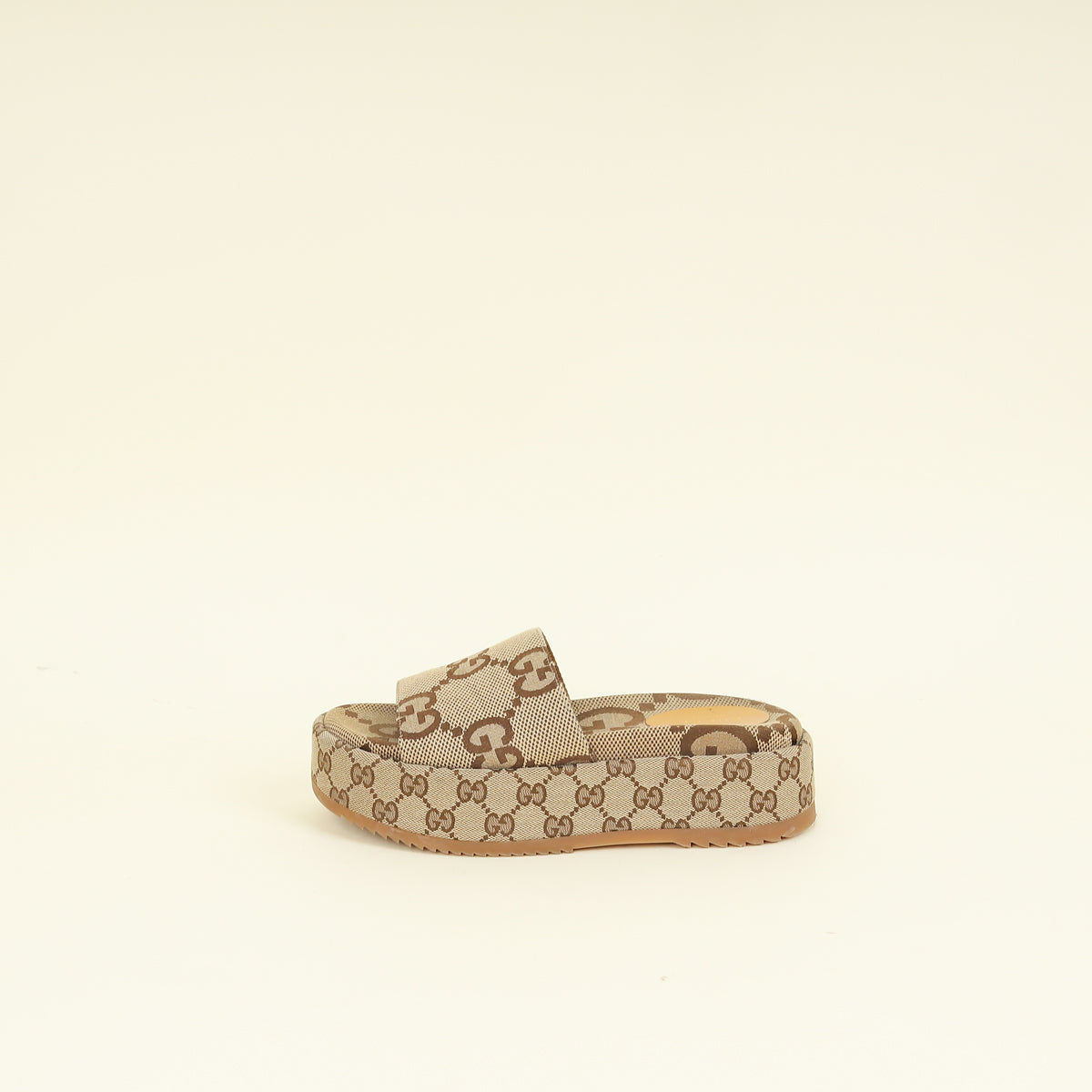 Gucci Bicolor Women's Platform Slide Sandal 38
