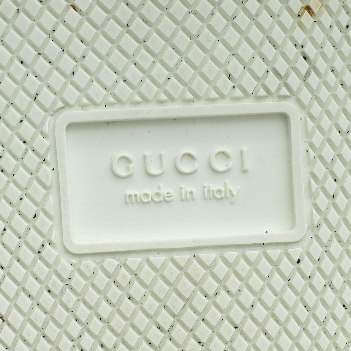 Gucci White Crystal Platform Ace Bee Sneakers 38