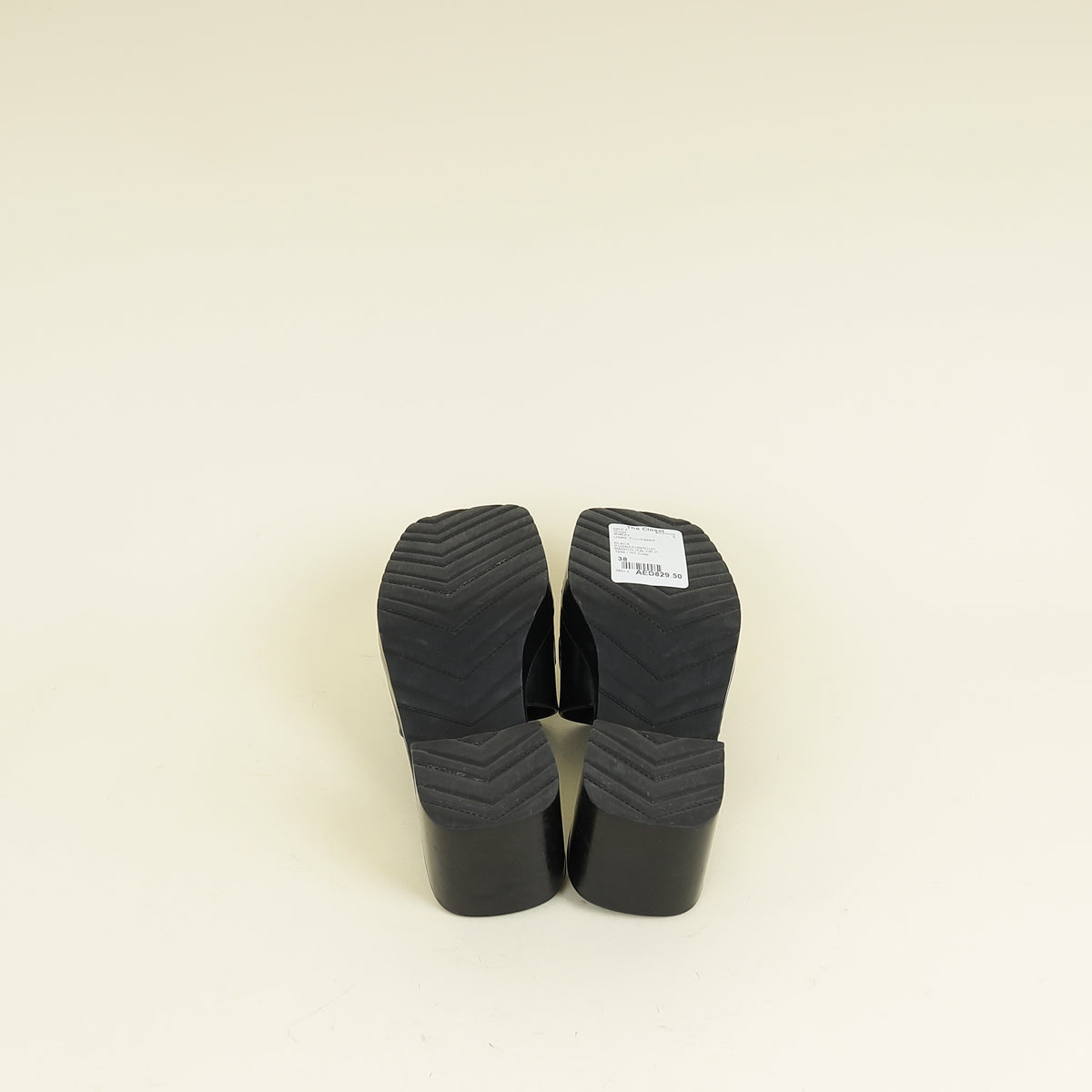 Gucci Black Logo Rubber Slide Sandal 38
