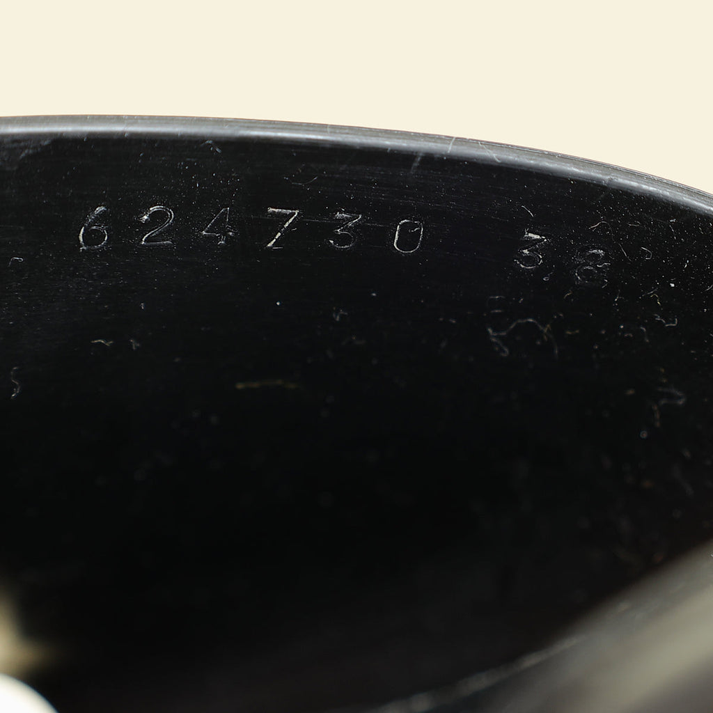 Gucci Black Logo Rubber Slide Sandal 38