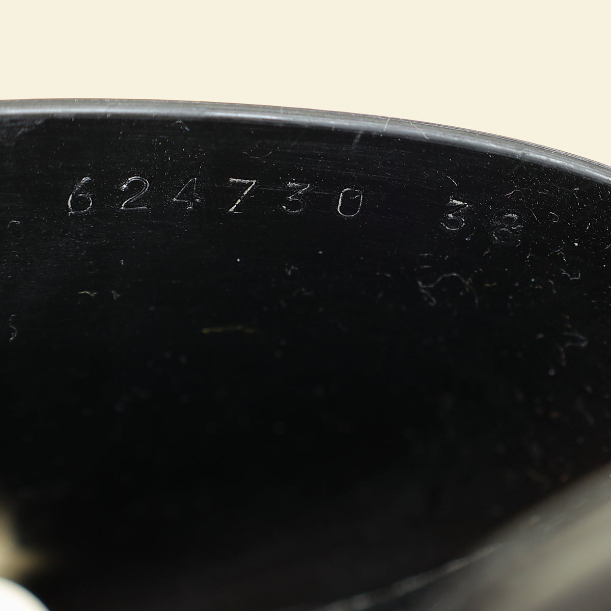 Gucci Black Logo Rubber Slide Sandal 38