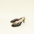 Gucci Black Sylvie Chain Mules 38