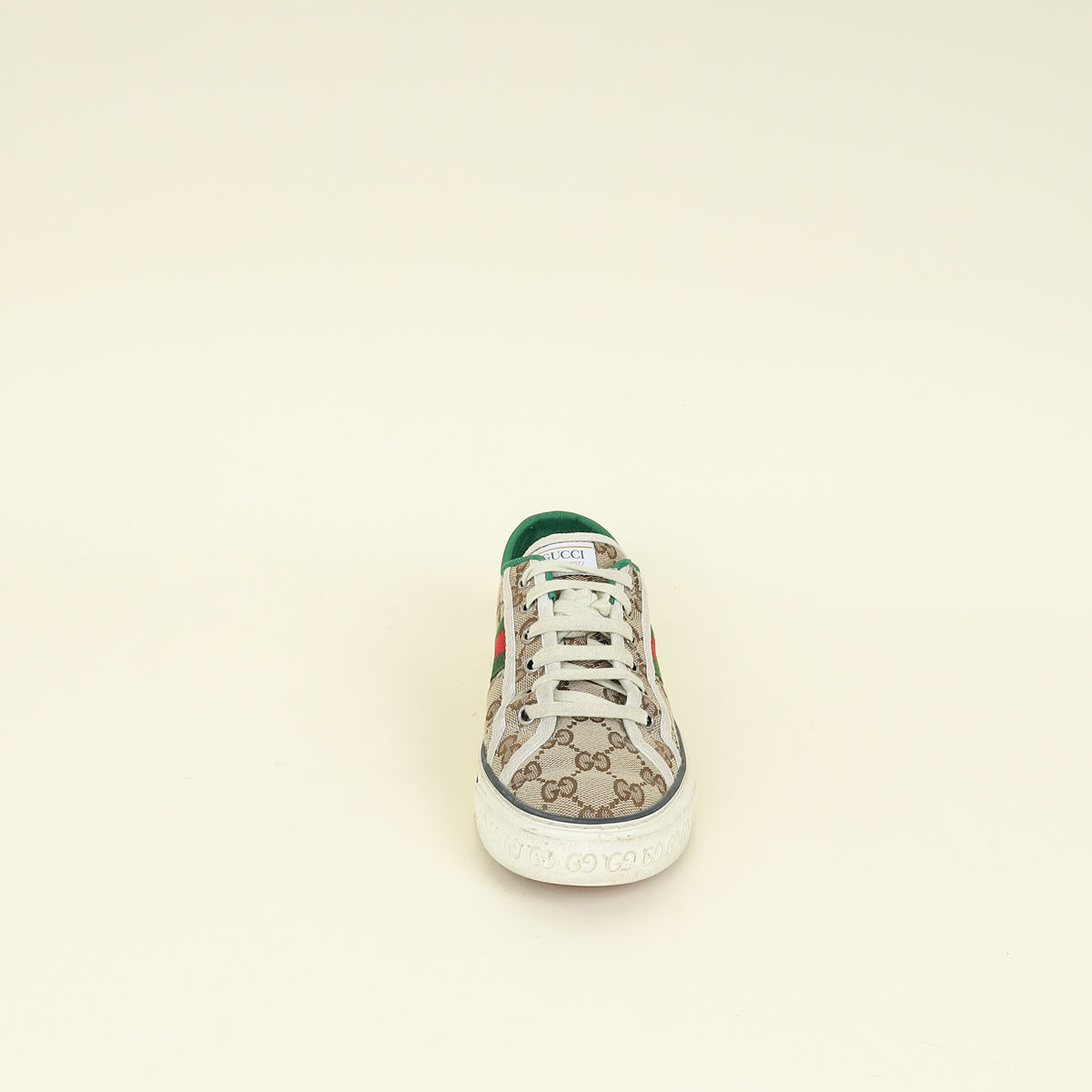 Gucci Ebony GG Web Tennis 1977 Sneaker 39.5