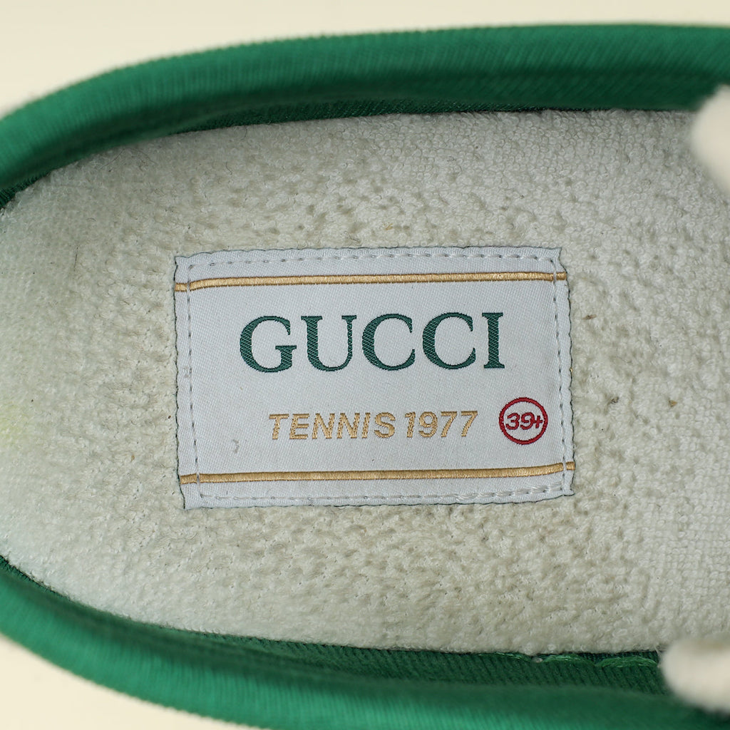 Gucci Ebony GG Web Tennis 1977 Sneaker 39.5