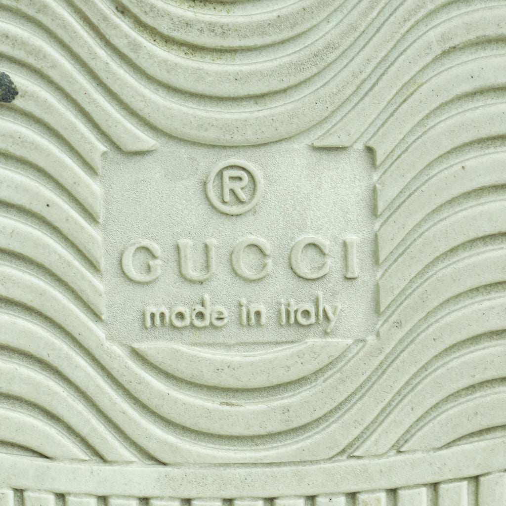 Gucci White Ace Removable Crystal Bow Sneakers 39