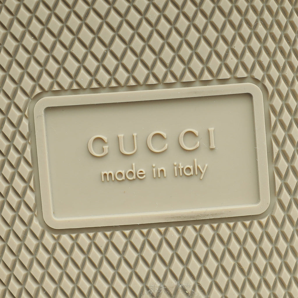 Gucci Denim Blue GG Fria Horsebit Loafers 39