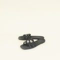 Gucci Black Interlocking G Slide Sandal 39